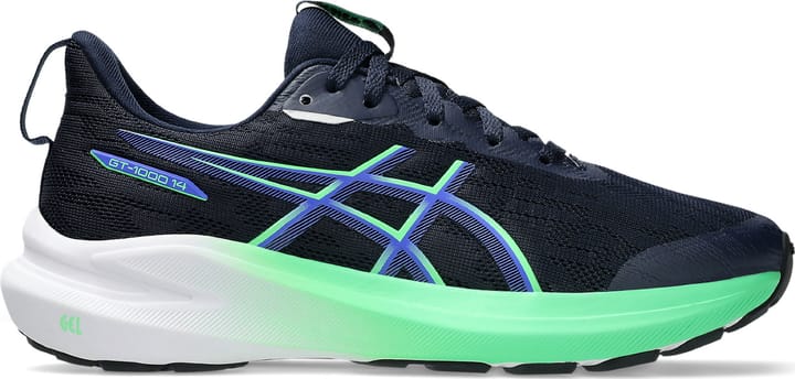 Asics Kids' GT-1000 14 GS Midnight/Vital Green Asics