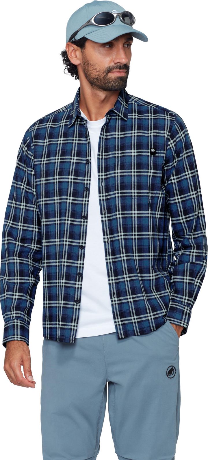 Mammut Men's Trovat Summer Longsleeve Shirt  Marine-tschiel Mammut