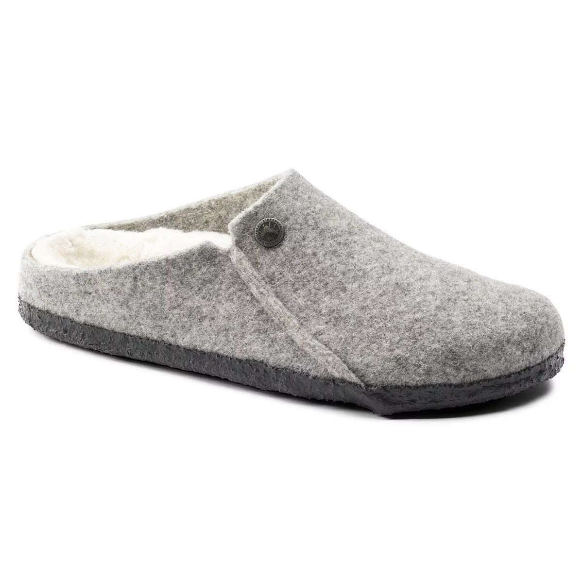 Birkenstock Zermatt Shearling Wool Felt Light Grey