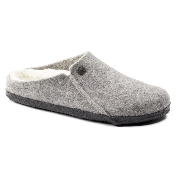 Birkenstock Zermatt Shearling Wool Felt Light Grey Birkenstock