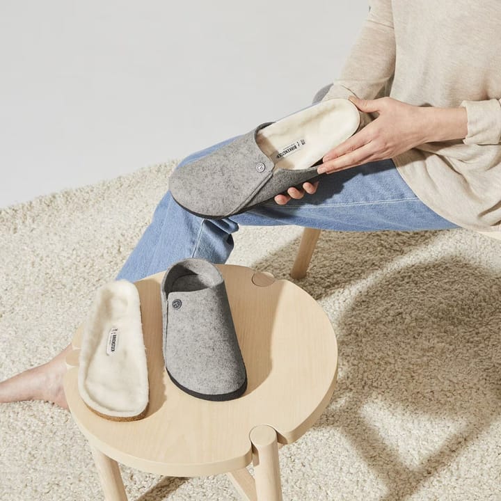 Birkenstock Zermatt Shearling Wool Felt Light Grey Birkenstock Birkenstock Zermatt Shearling Wool Felt Light Grey Birkenstock