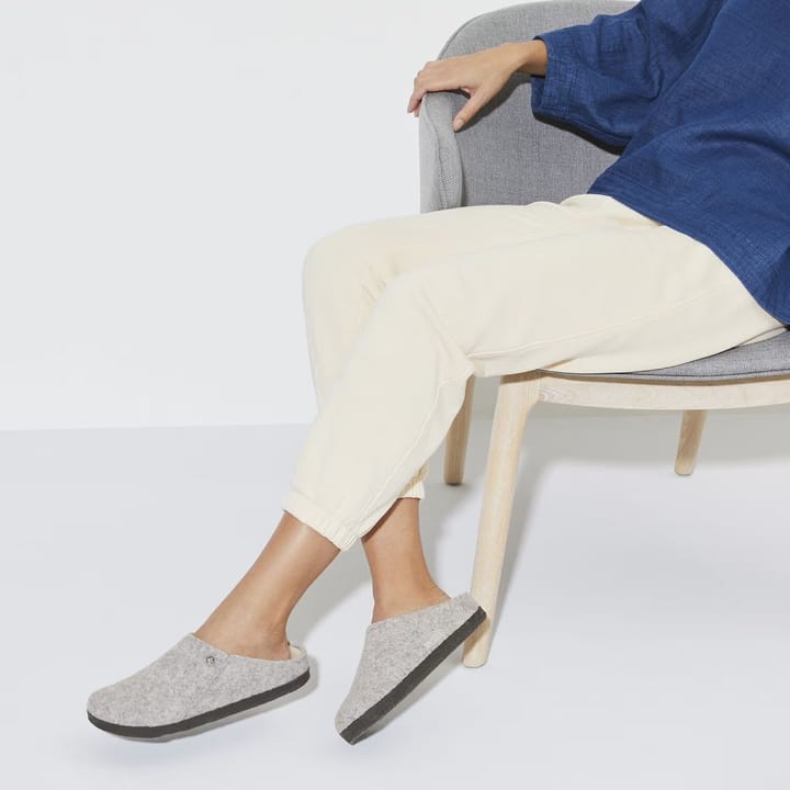 Birkenstock Zermatt Shearling Wool Felt Light Grey Birkenstock Birkenstock Zermatt Shearling Wool Felt Light Grey Birkenstock