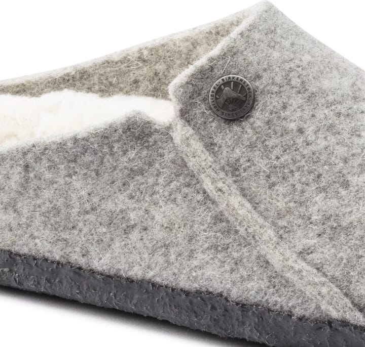Birkenstock Zermatt Shearling Wool Felt Narrow Light Grey Birkenstock