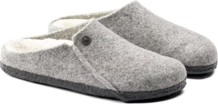 Birkenstock Zermatt Shearling Wool Felt Narrow Light Grey Birkenstock