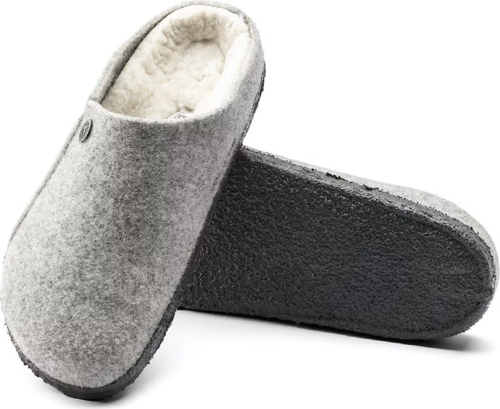 Birkenstock Zermatt Shearling Wool Felt Narrow Light Grey Birkenstock