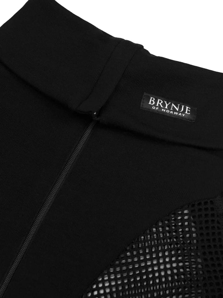 Brynje Wool Thermo Zip Polo With inlay Black Brynje