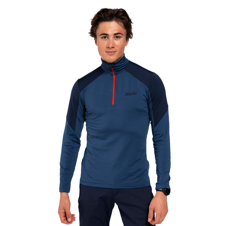 Swix Men's Infinity Light Half Zip Lake Blue/Dark Navy Swix