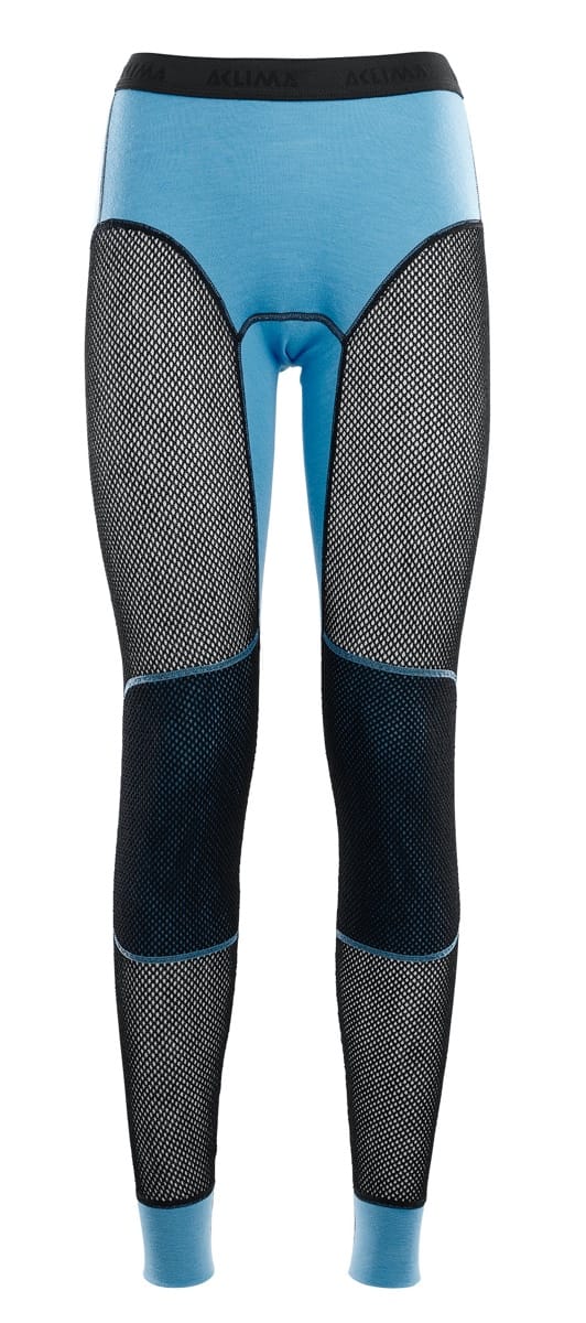 Aclima Women's WoolNet Longs Azure Blue/Jet Black Aclima Aclima Women's WoolNet Longs Azure Blue/Jet Black Aclima