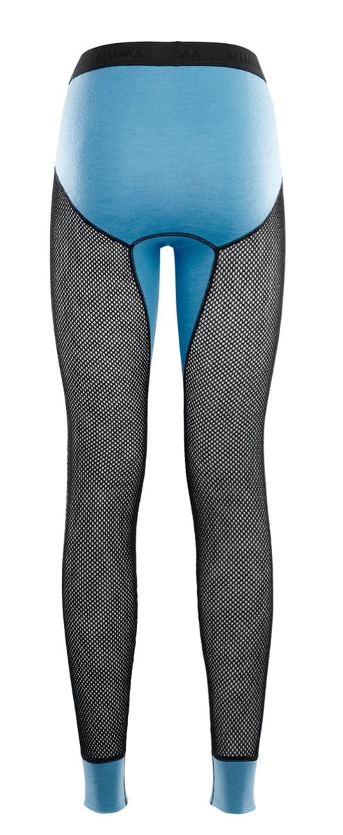 Aclima Women's WoolNet Longs Azure Blue/Jet Black Aclima Aclima Women's WoolNet Longs Azure Blue/Jet Black Aclima
