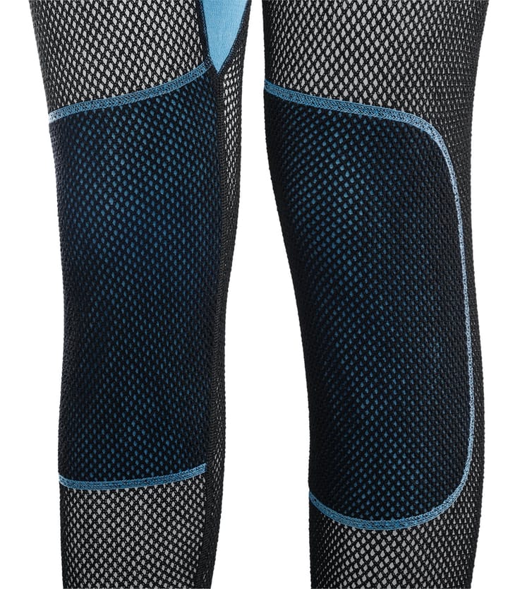 Aclima Women's WoolNet Longs Azure Blue/Jet Black Aclima