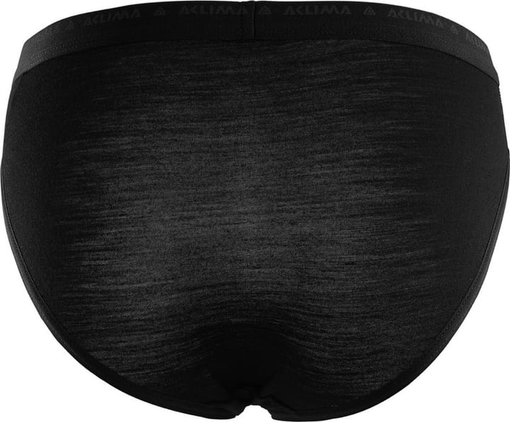 Aclima Women's LightWool Briefs Jet Black Aclima