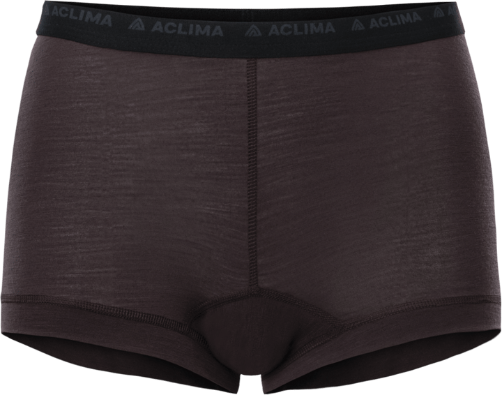 Aclima Women's LightWool Hipster Chocolate Plum Aclima