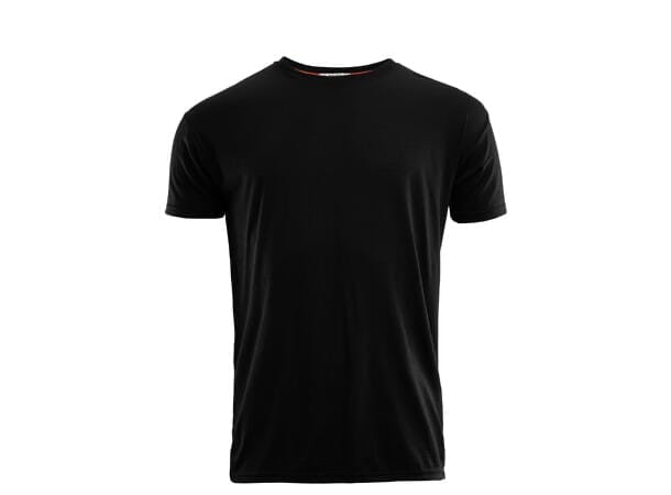 Aclima Men's LightWool T-shirt Round Neck Jet Black