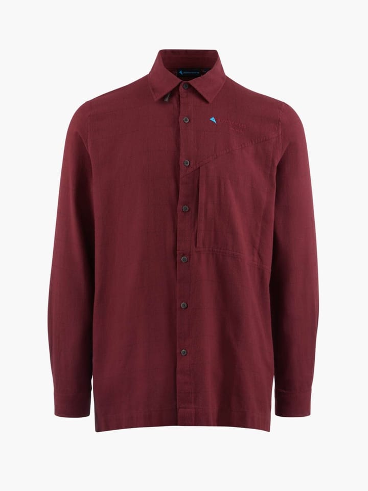 Klättermusen Helheim LS Shirt M's Tawny Red Klättermusen