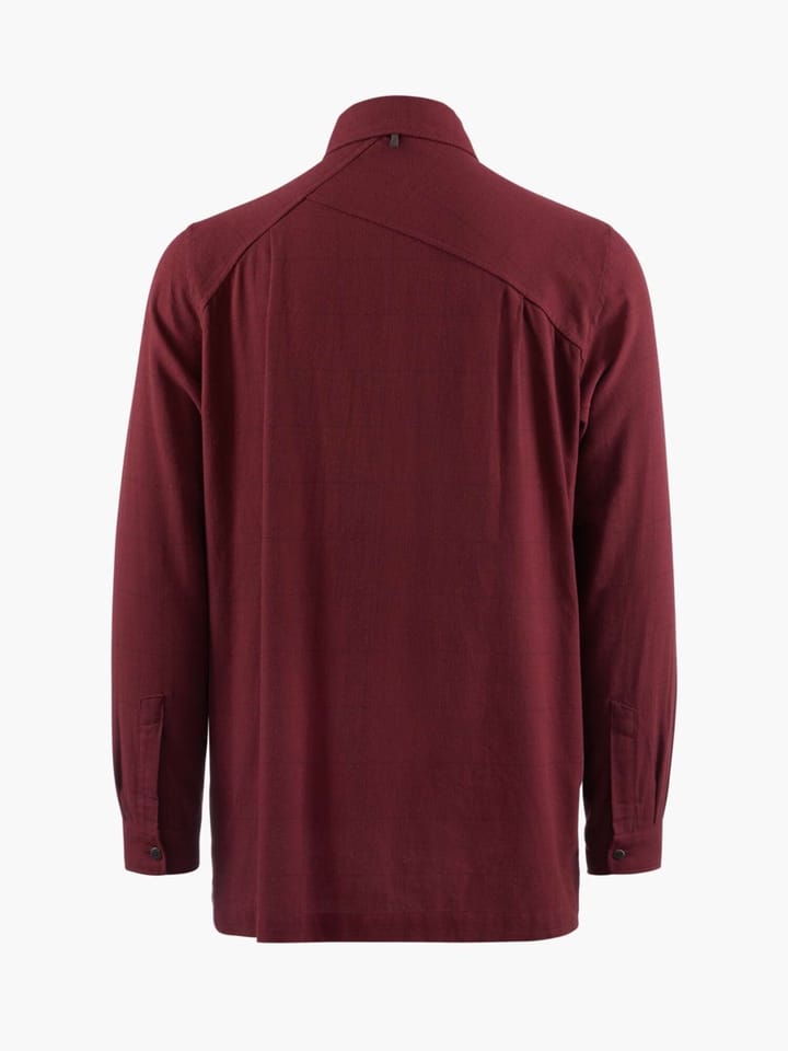 Klättermusen Helheim LS Shirt M's Tawny Red Klättermusen