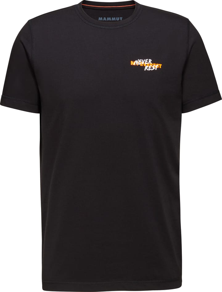 Mammut Men's Core T-Shirt Never Rest Black Mammut