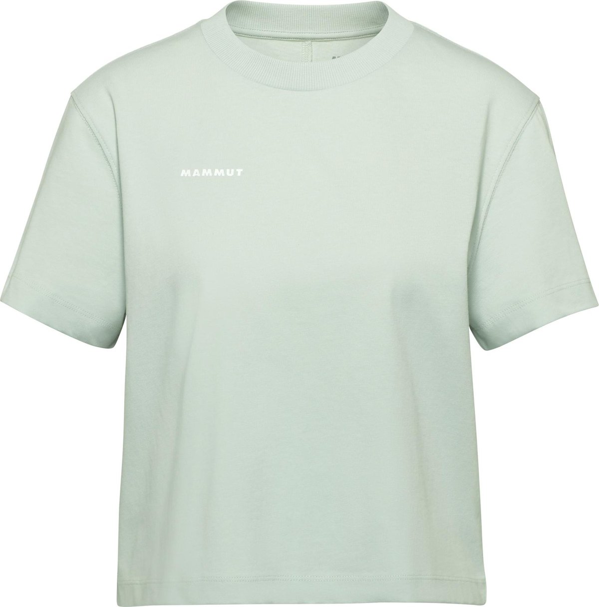 Mammut Women's Mammut Base Cropped T-Shirt Mini Logo Silver Sage
