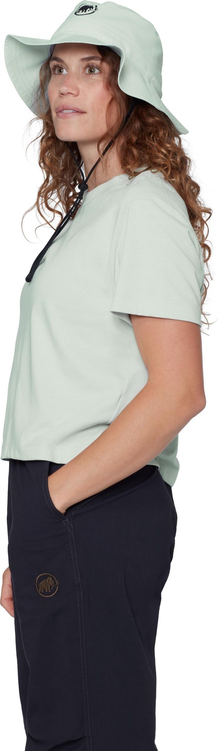 Mammut Women's Mammut Base Cropped T-Shirt Mini Logo Silver Sage Mammut