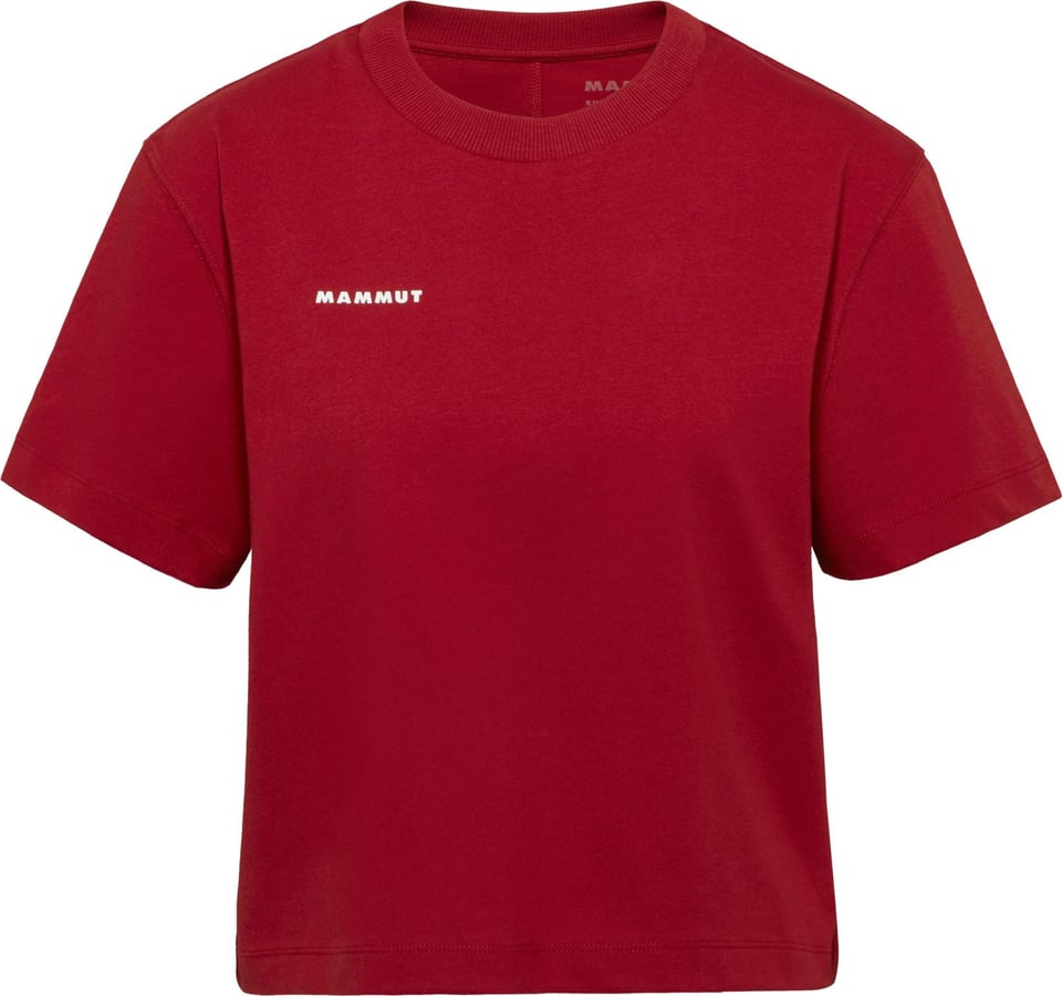 Women's Mammut Base Cropped T-Shirt Mini Logo