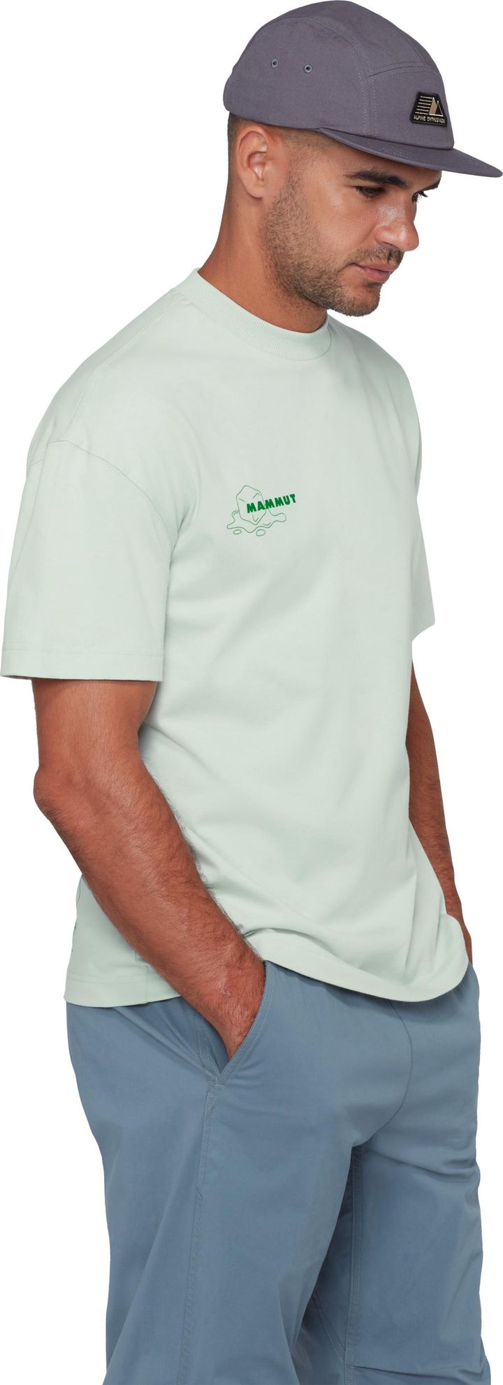 Mammut Men's Mammut Base Relaxed T-Shirt Glacier Silver Sage Mammut