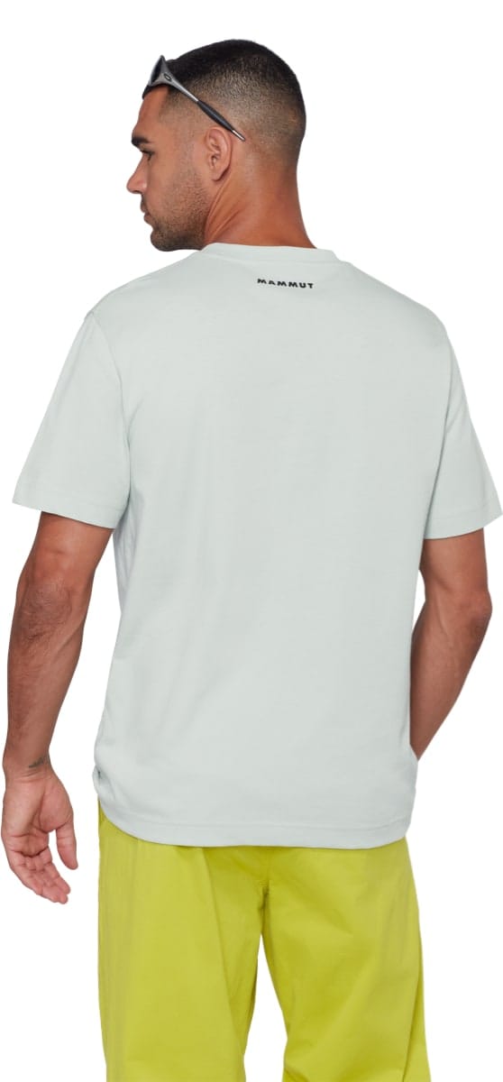 Mammut Base T-Shirt Men Mini Logo Silver Sage Mammut