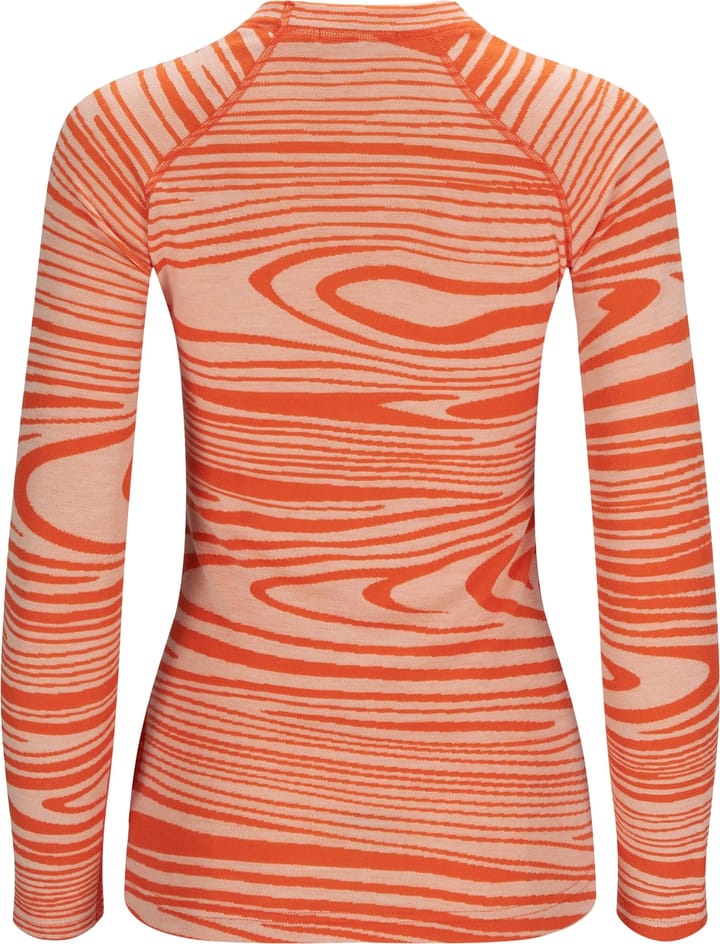 Aclima Women's WarmWool Crewneck Signature Motion Aclima