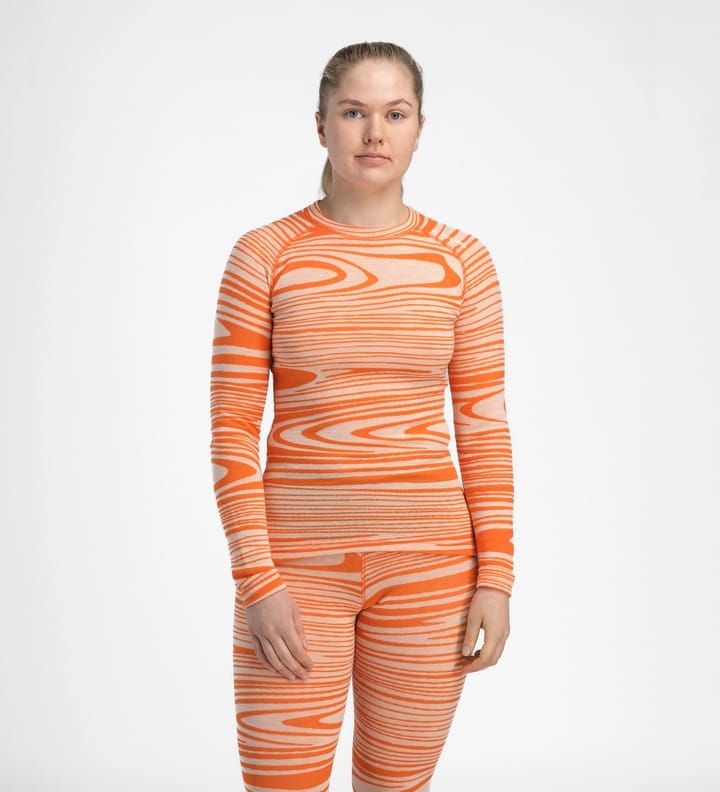 Aclima Women's WarmWool Crewneck Signature Motion Aclima Aclima Women's WarmWool Crewneck Signature Motion Aclima