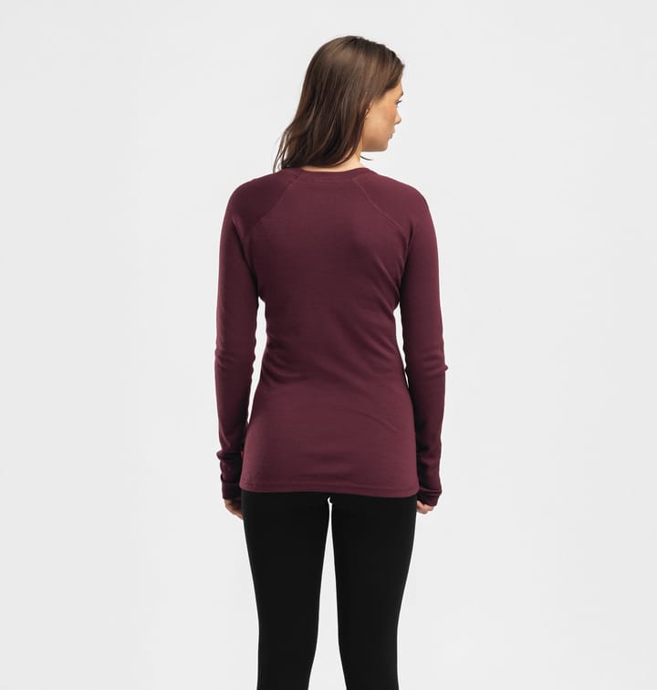 Aclima Women's WarmWool Crewneck Fig Aclima