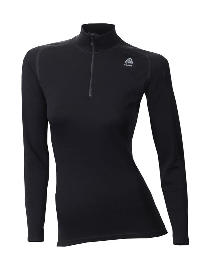 Aclima WarmWool Mock Neck Shirt Women's Jet Black Aclima