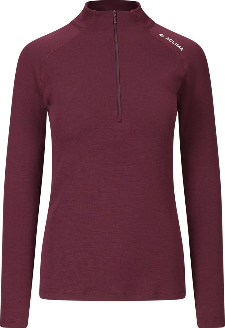 Aclima Women's WarmWool Mockneck Fig Aclima