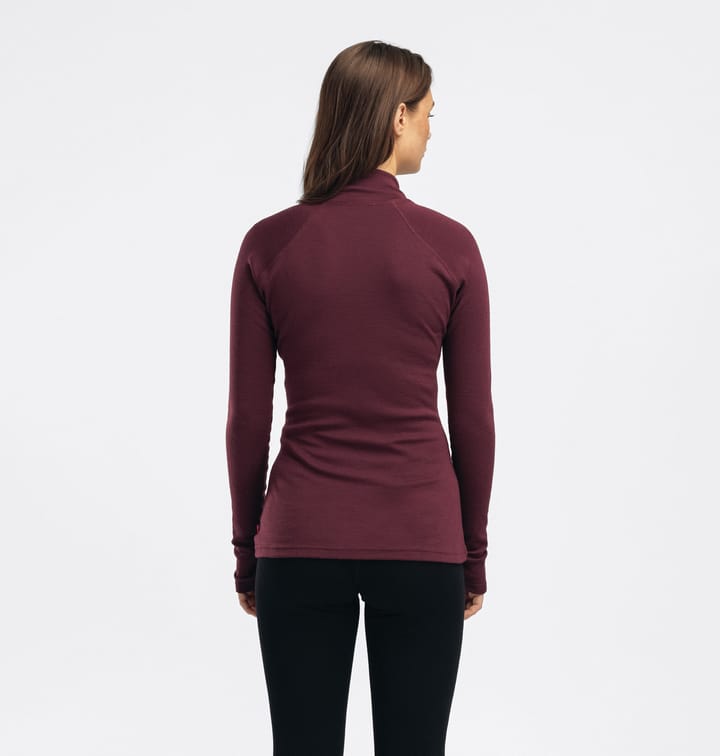 Aclima Women's WarmWool Mockneck Fig Aclima