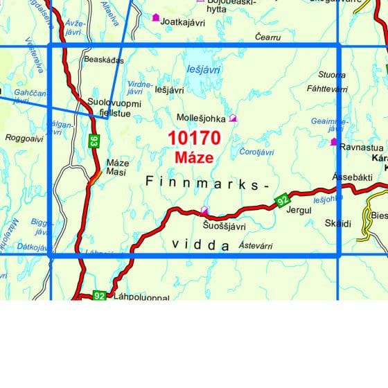 Nordeca Maze Norge-serien 1:50 000 Nordeca
