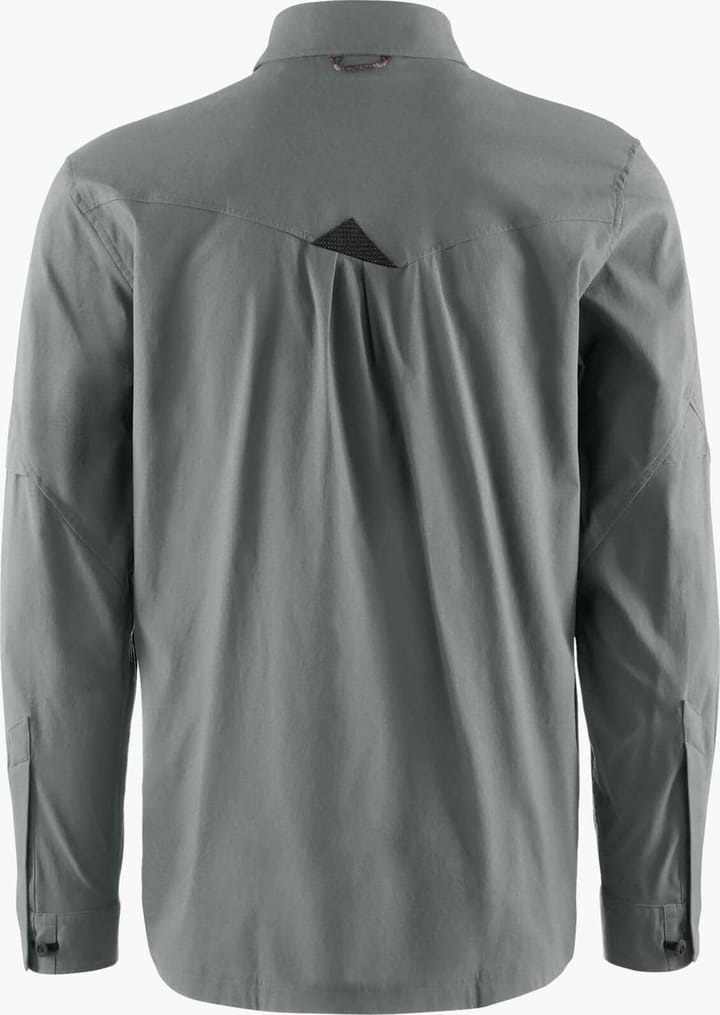 Klättermusen Men's Garm Long-Sleeve Shirt Teal Grey Klättermusen