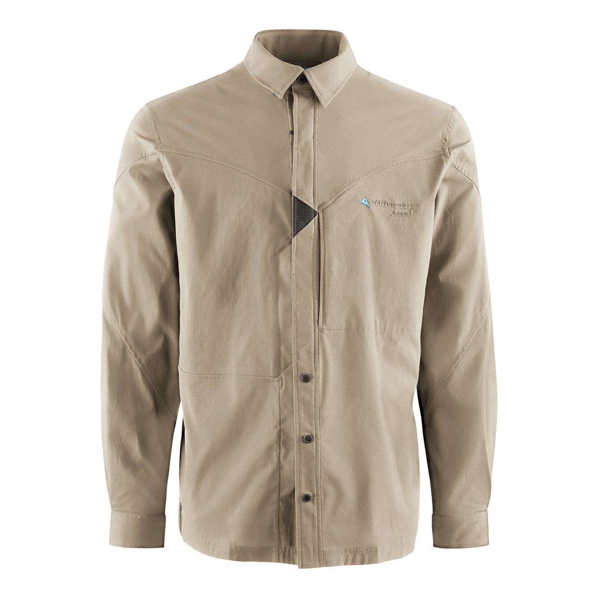 Klättermusen Men's Garm Long-Sleeve Shirt Silver Green