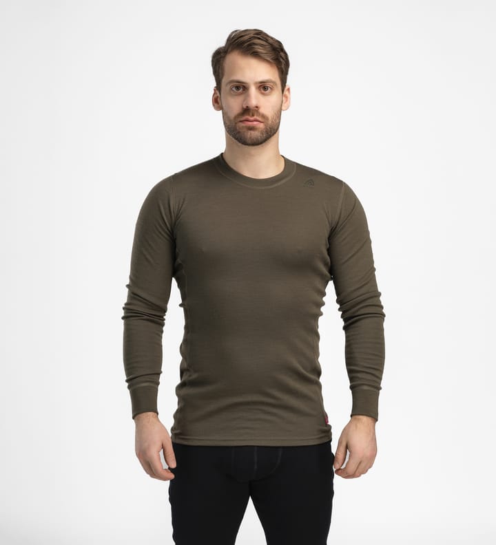 Aclima Men's WarmWool Crew Neck Tarmac Aclima