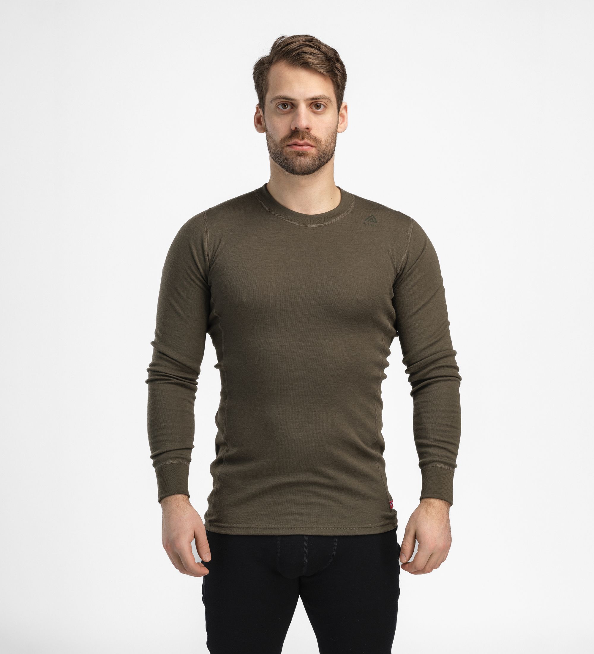 Aclima Men's WarmWool Crew Neck Tarmac
