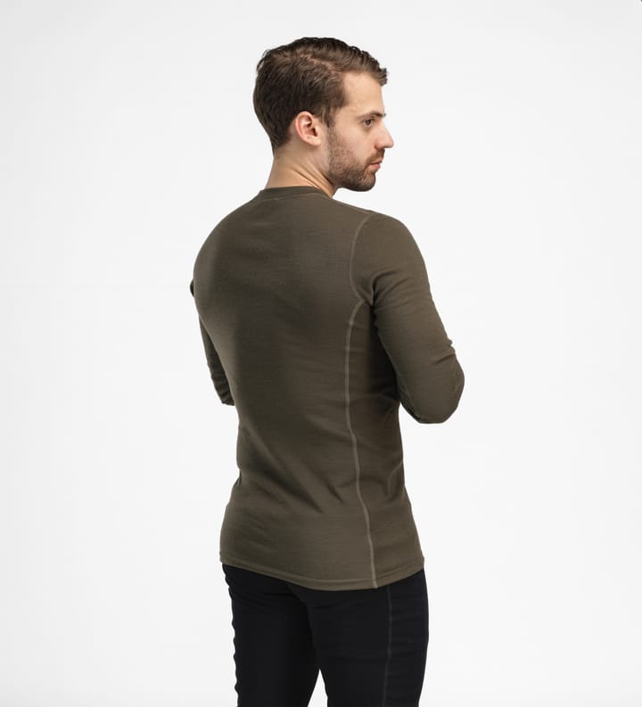 Aclima Men's WarmWool Crew Neck Tarmac Aclima Aclima Men's WarmWool Crew Neck Tarmac Aclima