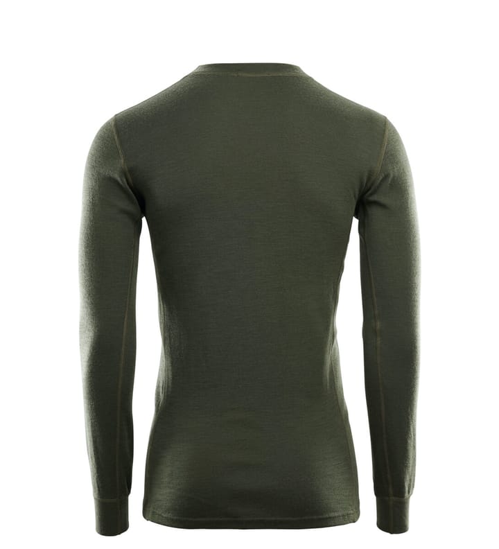 Aclima Men's WarmWool Crew Neck Olive Night Aclima