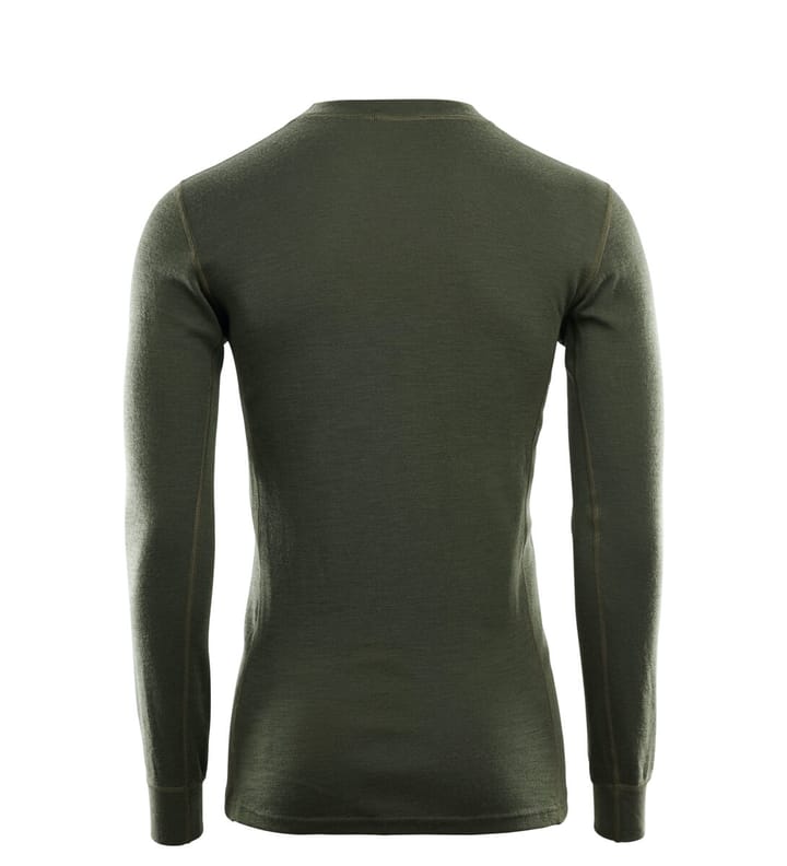 Aclima Warmwool Crew Neck Shirt, Man Olive Night Aclima