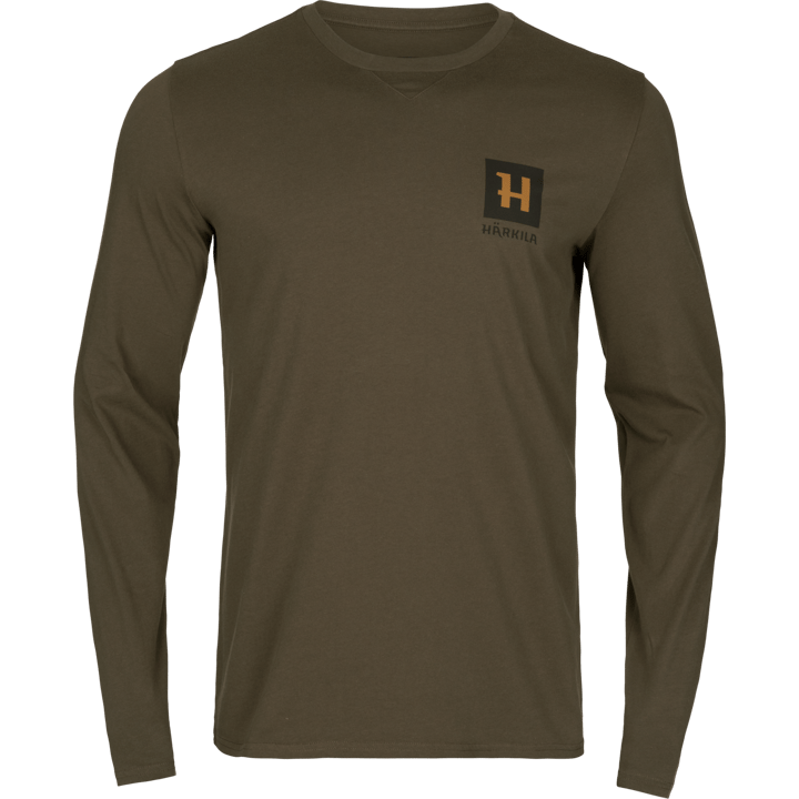Härkila Men's Gorm LS T-Shirt Willow Green Härkila