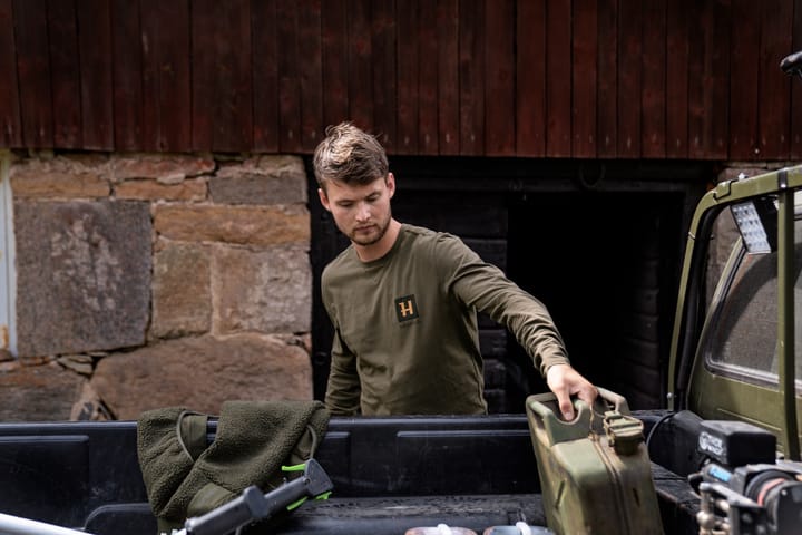 Härkila Men's Gorm LS T-Shirt Willow Green Härkila