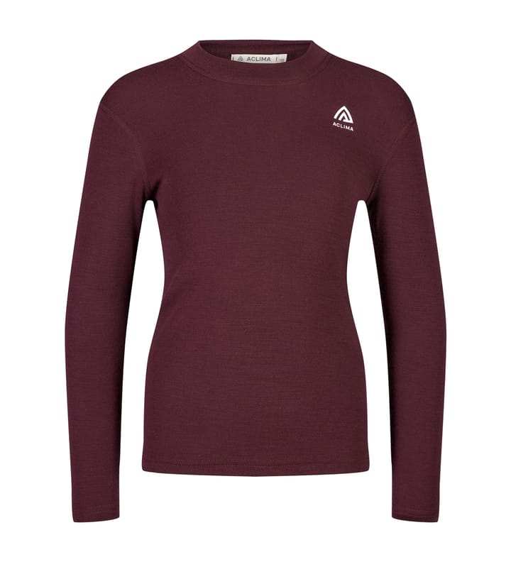 Aclima Warmwool Shirt Crew Neck Children Fig/beige Melange Aclima