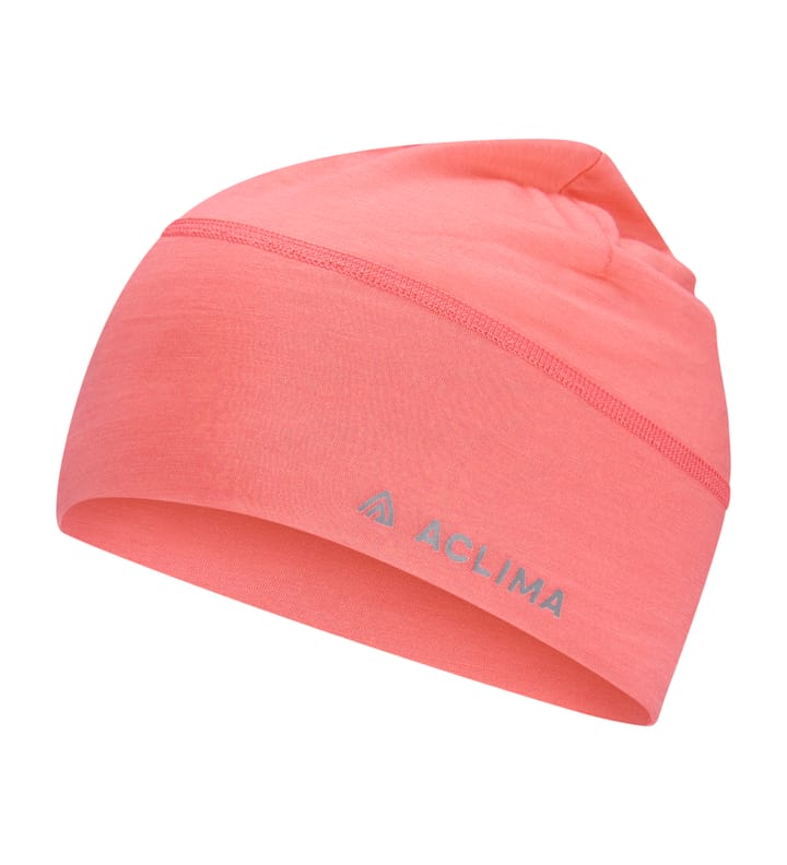 Aclima LightWool 140 Beanie Sun Kissed Coral Aclima