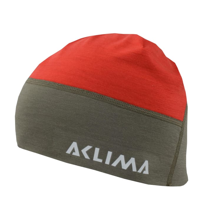 Aclima LightWool Hunting Safety Beanie High Risk Red/ Ranger Green Aclima Aclima LightWool Hunting Safety Beanie High Risk Red/ Ranger Green Aclima