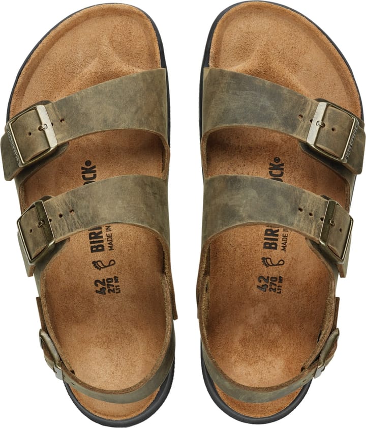 Birkenstock Men's Milano Crosstown Regular Faded Khaki Birkenstock