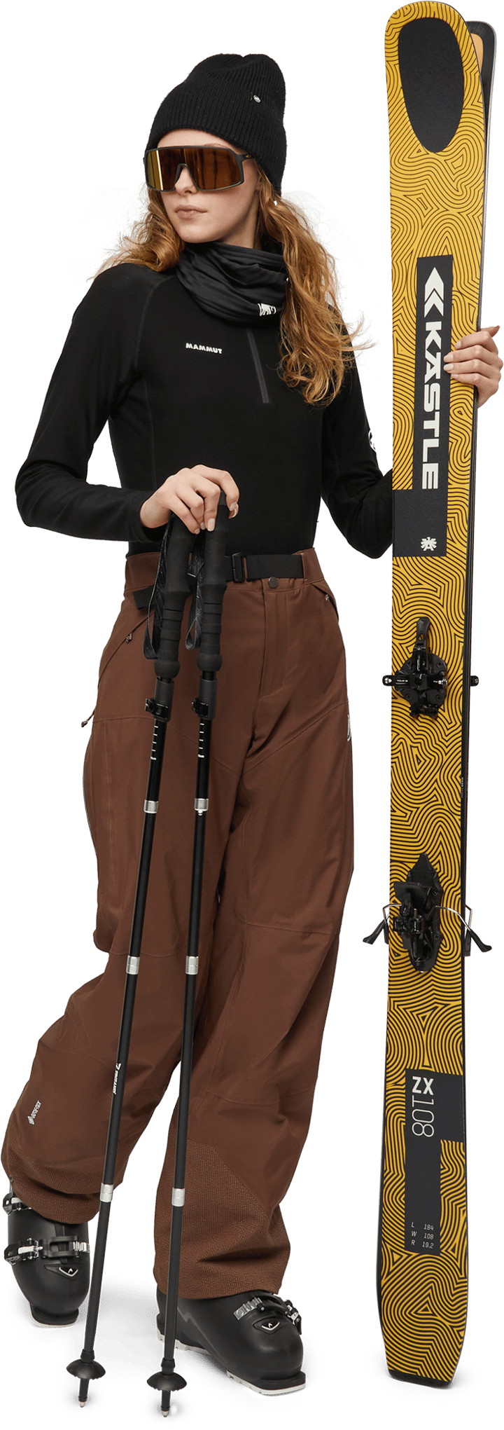 Mammut Women's Couloir HS Thermo Pants Soil Mammut