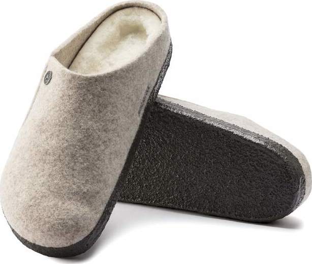 Birkenstock Zermatt Shearling Wool Felt Eggnog Birkenstock