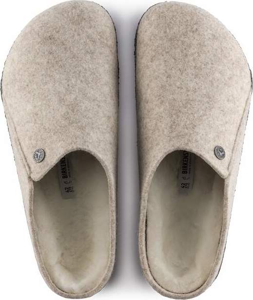 Birkenstock Zermatt Shearling Wool Felt Eggnog Birkenstock