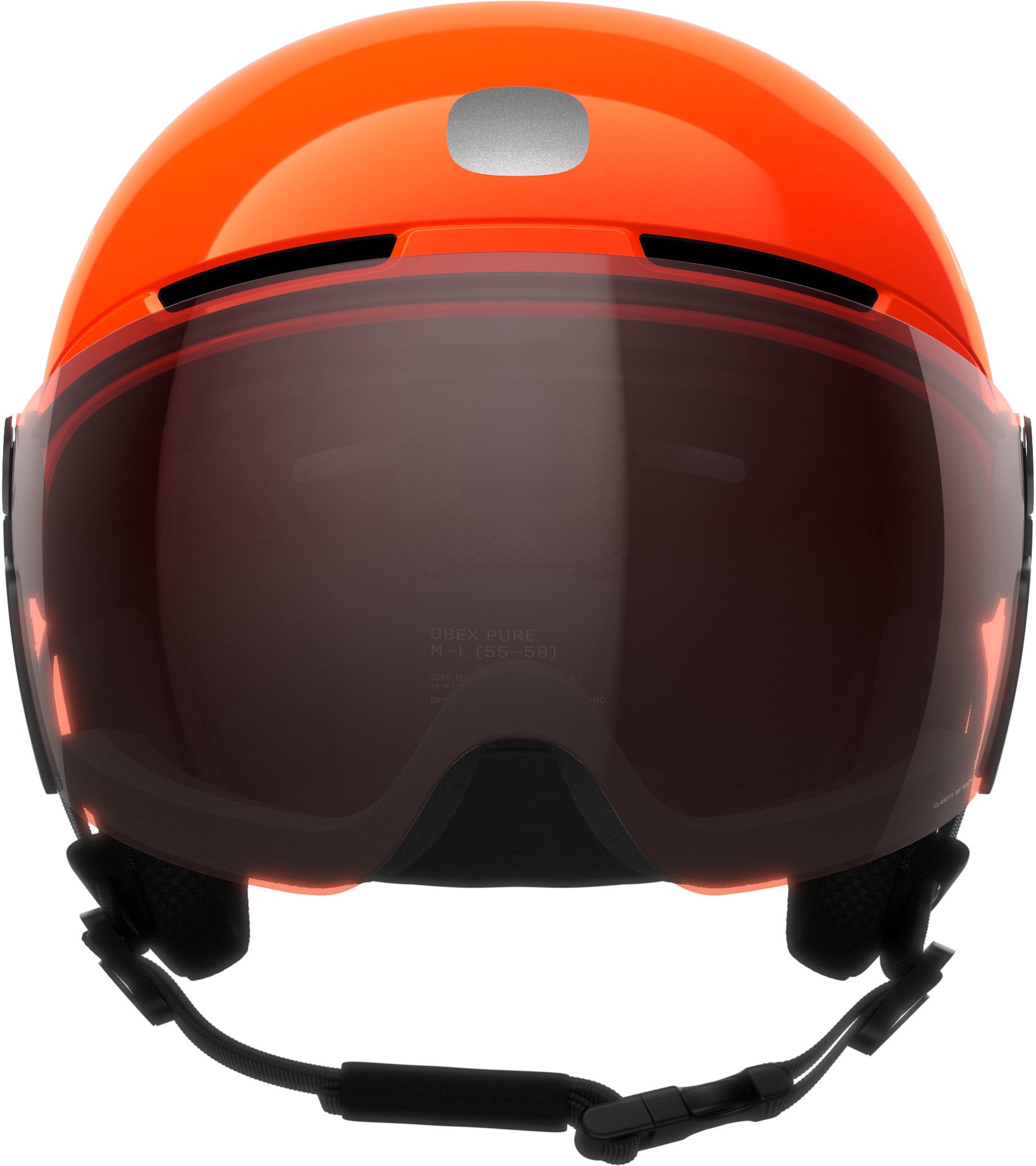 POC Kids' Pocito Obex Visor Fluorescent Orange/Clarity Pocito