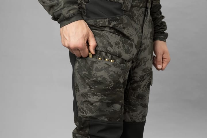 Härkila Men's Noctyx Camo Silent Trousers Axis Msp Black/Black Härkila